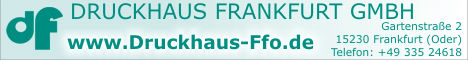 Druckhaus Frankfurt GmbH Druckhaus Frankfurt GmbH